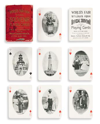 (ST. LOUIS WORLDS FAIR) The Worlds Fair St. Louis 1904 Official Souvenir Playing Cards.